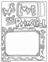 Appreciation Principals Classroomdoodles Assistant sketch template