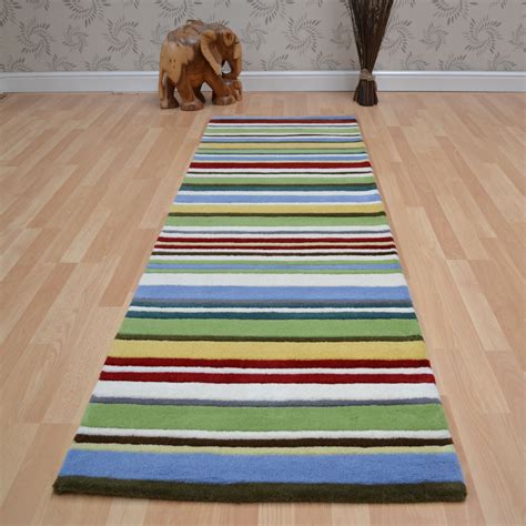 collection  striped hallway runners