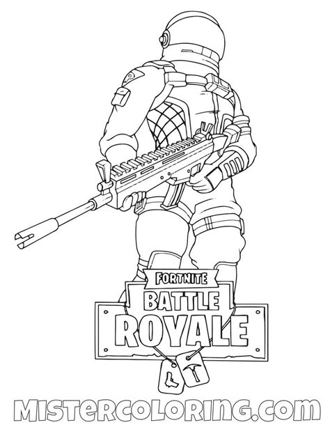 dark voyager  scar fortnite coloring page coloring pages  kids