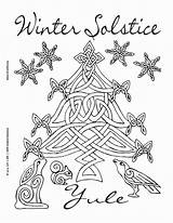 Solstice Yule Winter Pagan Wiccan Yuletide Norse Coven Wicca Malvorlagen Lrn Luv Weihnachten Druckbare Countdown Spellbook Witchcraft Weclipart sketch template