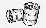 Keg Beer Clipground sketch template