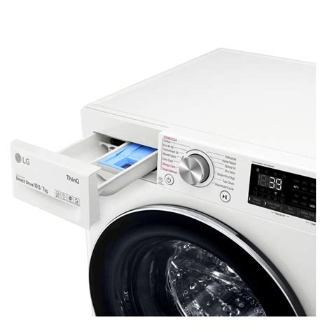 lg fwvwtse kgkg direct drive steam washer dryer white appliance city