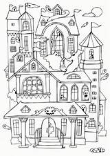Mandala Ausmalbilder Geisterhaus Herbst Ausmalbild Activityvillage Viviendas Dibujar Spooky Colorear24 Schablonen Kinderbilder Victorian sketch template