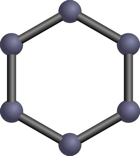 benzene chemical model  vector graphic  pixabay