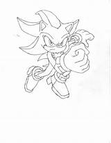 Coloring Sonic Shadow Super Pages Silver Popular Library Clipart Coloringhome sketch template