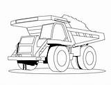 Truck Coloring Pages Dump Kids Trucks Printable sketch template