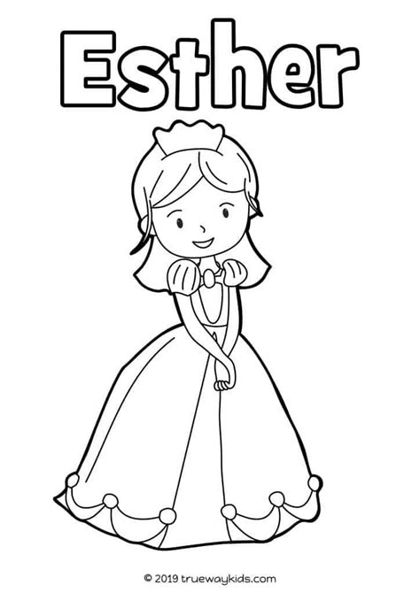 coloring page  queen esther esther coloring page  artistxero