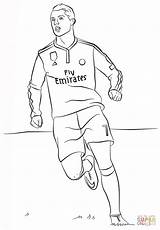 Ronaldo Coloring Pages Cristiano Printable Popular sketch template
