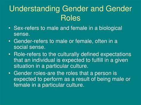 Ppt Contemporary Gender Roles Powerpoint Presentation