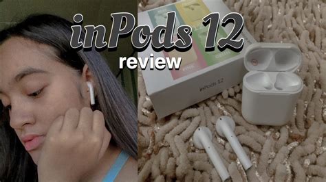 apple airpods dupe inpods  review itsfeblyka youtube