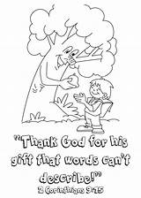 Corinthians Coloring Pages Church Kids Bible Sunday School Thanks God Activities Choose Board Lessons Verse sketch template