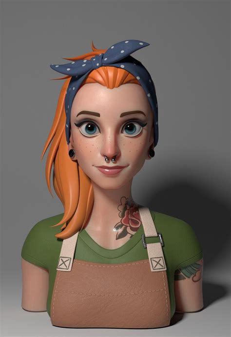 character modeling 3d character character portraits character design