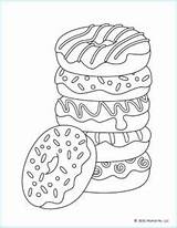 Donuts Donut Contour Mombrite sketch template