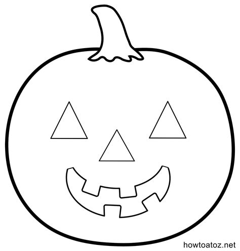 pumpkin drawing template  getdrawings
