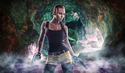 Lara Croft Crystal Cave Hd Games 4k Wallpapers Images