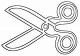 Scissors Coloring Pages sketch template