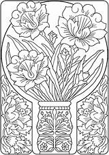 Coloring Pages Nouveau Dover Book Publications Flower Creative Adult Doverpublications Haven Para Elegant Deluxe Adultos Colorir Welcome Flores Pattern Sheets sketch template