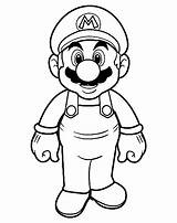 Mario Coloring Pages Color Kids Print Kart Printable Super Characters Face A4 Game sketch template