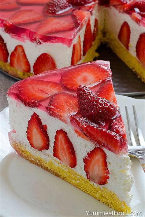 strawberry cheesecake recipe  yummiest food cookbook