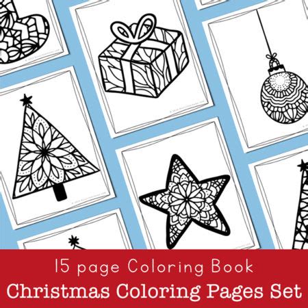 coloring book christmas cards