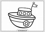 Barco Barcos Dibujito Rincondibujos Juguete sketch template