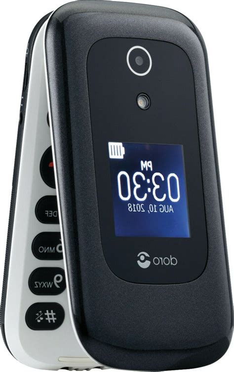 Consumer Cellular Doro 7050 W 512mb Ram Flip Phone