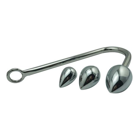 Sexy Costumes Three Size Hot Erotic Sexy Anal Hook Ball Stainless Steel