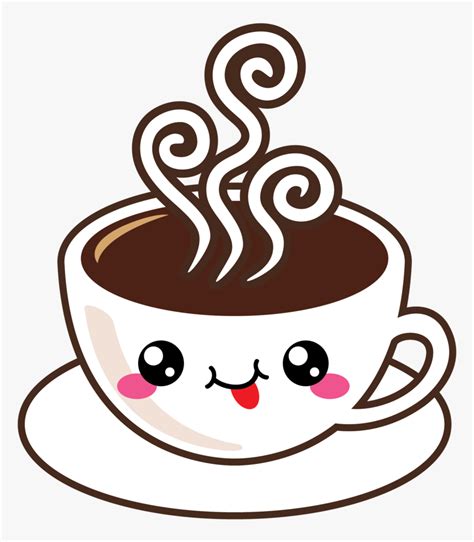 transparent kawaii coffee png cute coffee cup clipart png