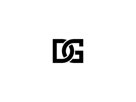 premium vector dg logo design