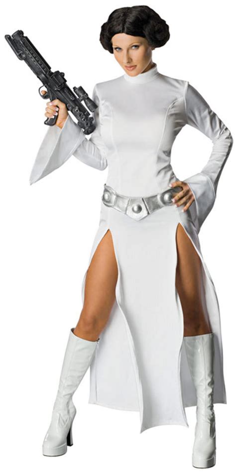 Star Wars Ladies Princess Leia Fancy Dress Party Costume