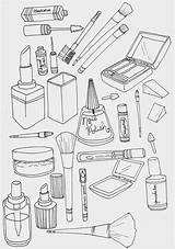 Coloring Makeup Pages Sheets Spa Colouring Salon Lantern Camping Nail Print Printable Kids Book Color Search Google Themed Adults Illustration sketch template