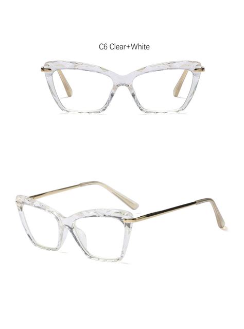 2020 Trendy Glasses For Women Sexy Secretary Crystal Cat