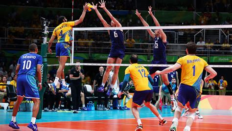 dream finish  brazil clinch mens volleyball gold olympic news