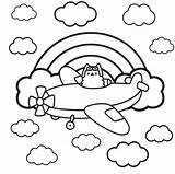 Pusheen Pages Coloring Cat Getdrawings Friends sketch template