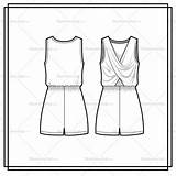 Romper sketch template