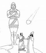 Kleurplaat Nebuchadnezzar Droom Jozef Farao Lessons Nebuchadnezzars Bibletopicsonline Juf Anja Preschool Josiah sketch template
