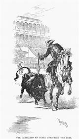 Bullfighting 1891 Granger 27th sketch template