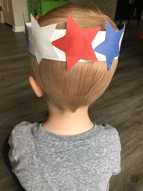 patriotic themed headband  kids kid activities