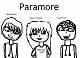 Paramore sketch template