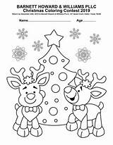 Coloring Contest Christmas Color Bhw Kids Crayons Sharpen Pencils Step Two sketch template