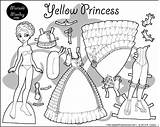 Coloring Paper Pages Doll Dress Monday Marisole Dolls Princess Print Printable Barbie Vintage Four Paperthinpersonas Click Color Yellow Template Awesome sketch template