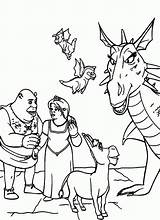 Shrek Pages Donkey Pintar Coloriage Coloriages Coloringhome sketch template
