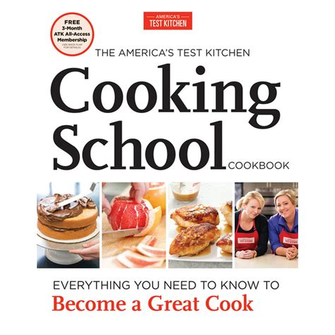 americas test kitchen cooking school cookbook