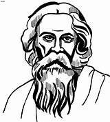 Rabindranath Tagore Clipartmag sketch template