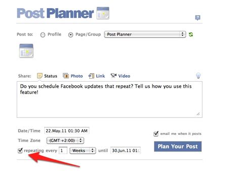 why you should schedule facebook updates that repeat