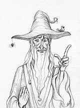 Gandalf sketch template