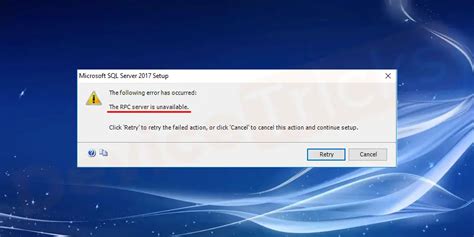fix  rpc server  unavailable error  windows