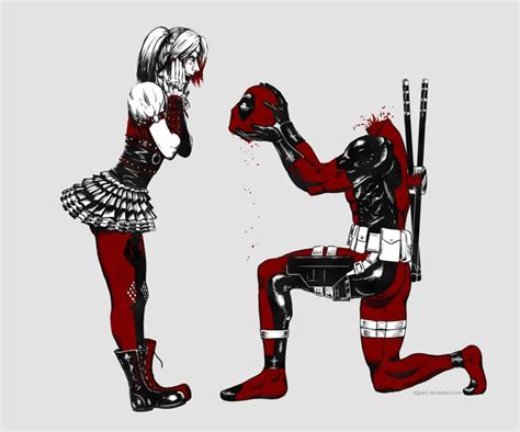 128 best images about deadpool and harley quinn on pinterest