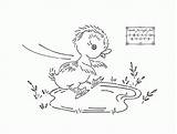 Embroidery Patterns Ugly Duckling Transfer Series Ducks Coloring Vintage Hand Visit Knots French Choose Board sketch template
