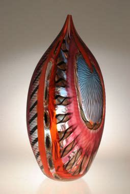 hand crafted murano art glass vase  gianluca vidal  joseph wright custommadecom